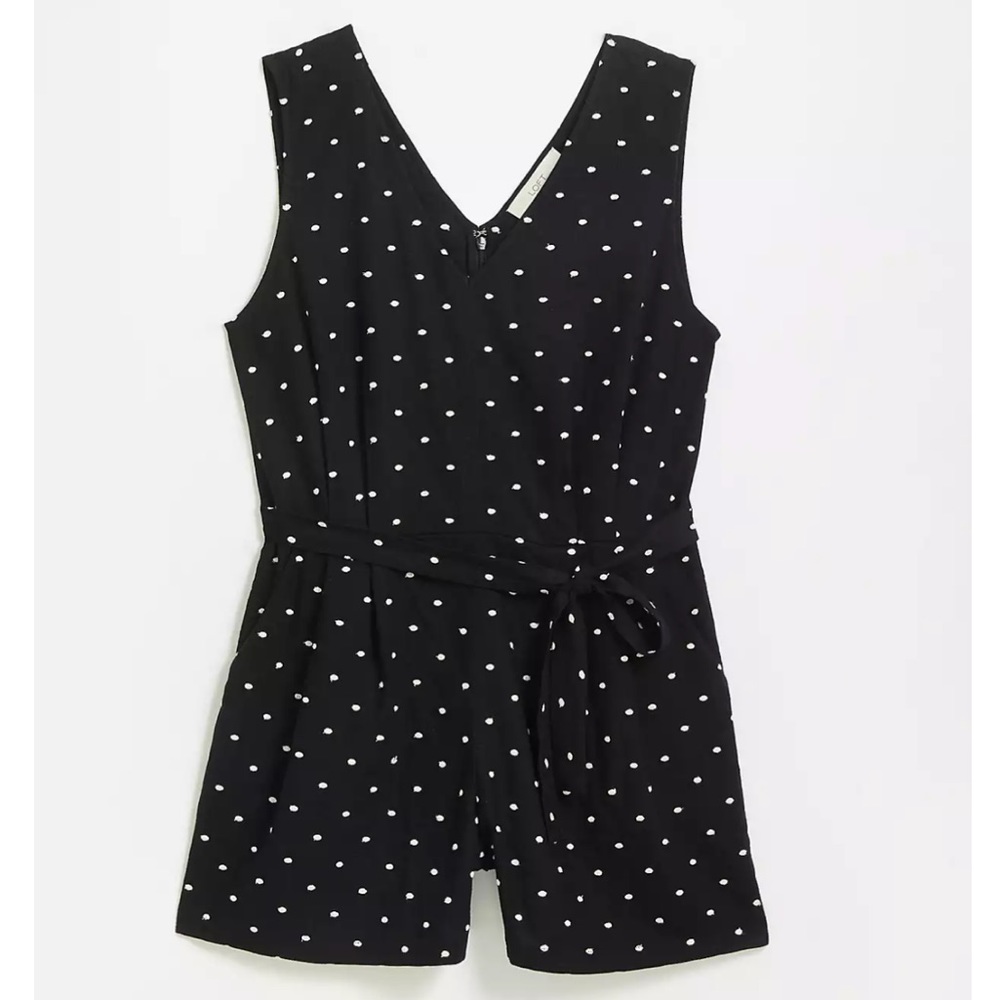 Clip Dot Double V Romper